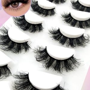 5 pair Thick Curly Fluffy Volume False Eyelashes Mink Lashes